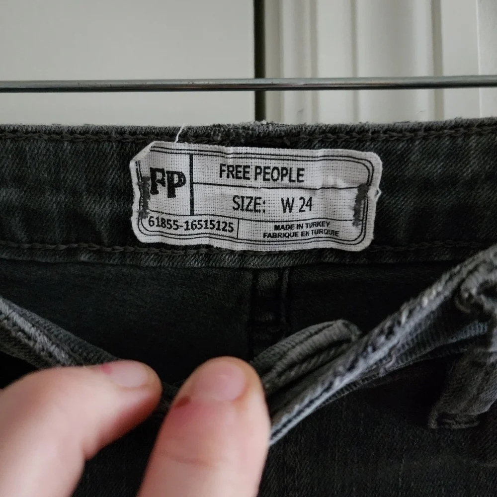 Free People Straight Crop Jeans Size 24